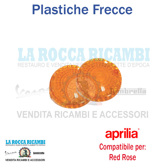 Plastiche Frecce  MOTOGUZZI - APRILIA RED ROSE