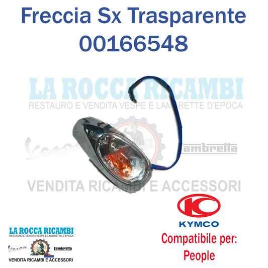 Freccia Completa Posteriore Trasparente SX KYMCO PEOPLE 125/150