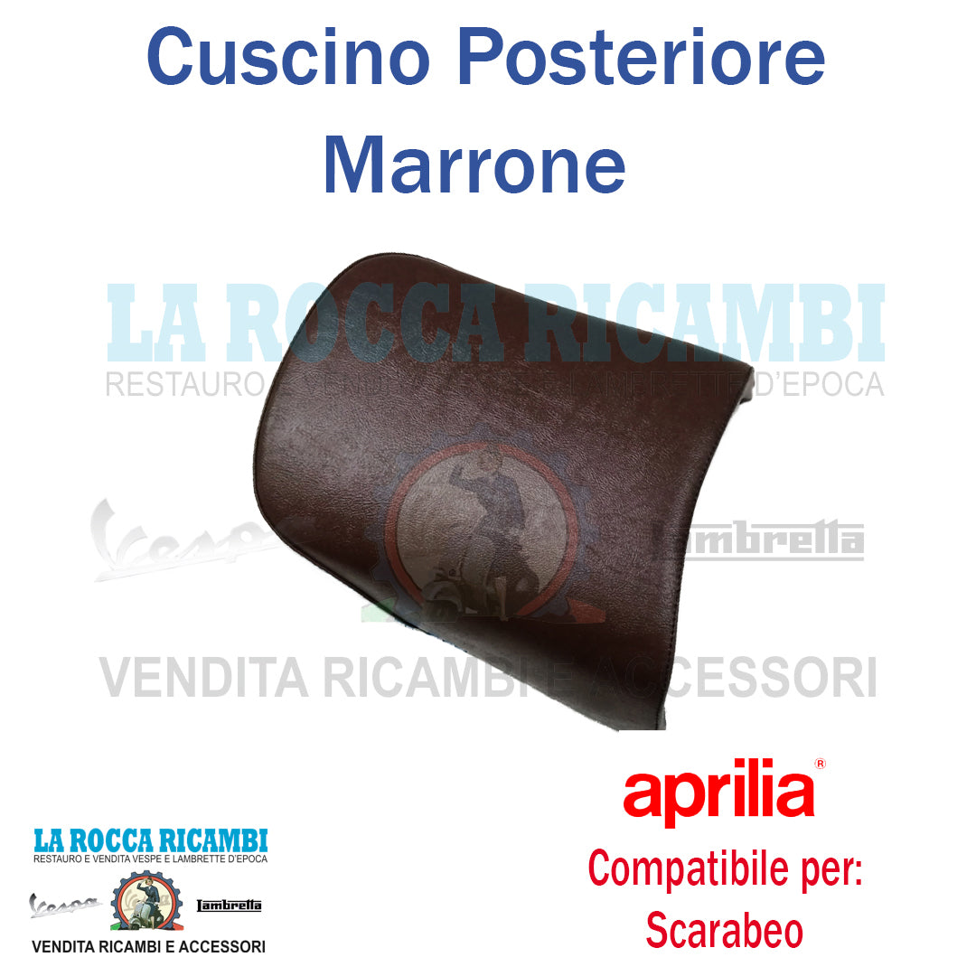 Cuscino Posteriore APRILIA SCARABEO [MARRONE]