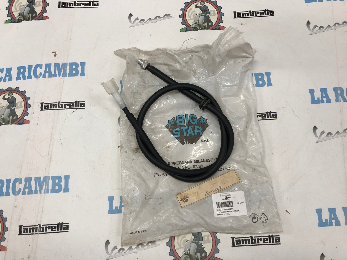 CAVO TRASMISSIONE CONTACHILOMETRI APRILIA AMICO 50 1992