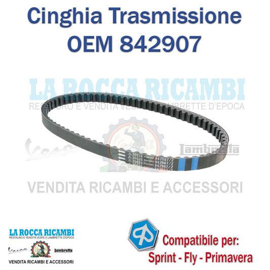 CINGHIA TRASMISSIONE PIAGGIO VESPA SPRINT -  PRIMAVERA - FLY 4T 4V