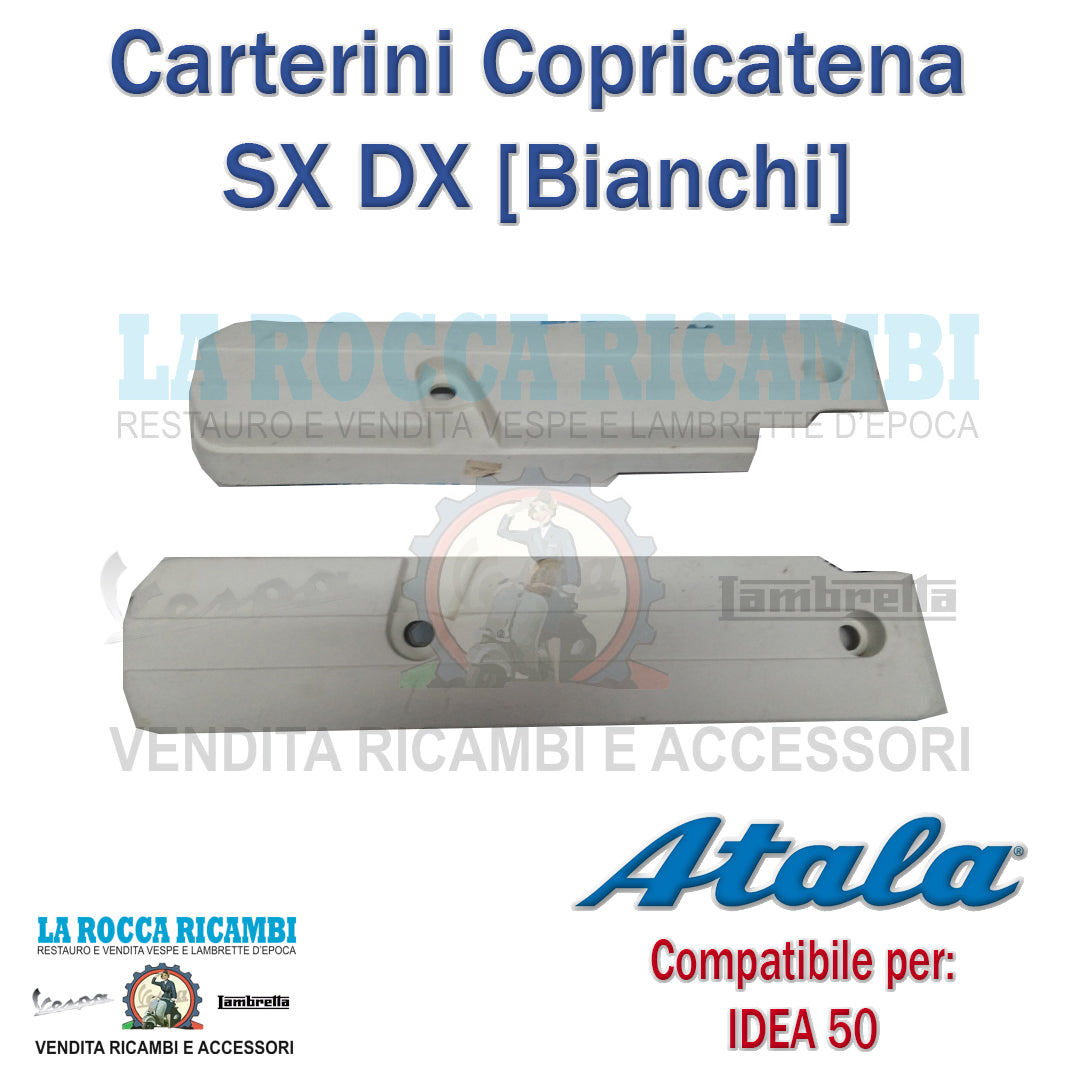 Carterino Copricatena SX DX ATALA IDEA 50 [BIANCO]
