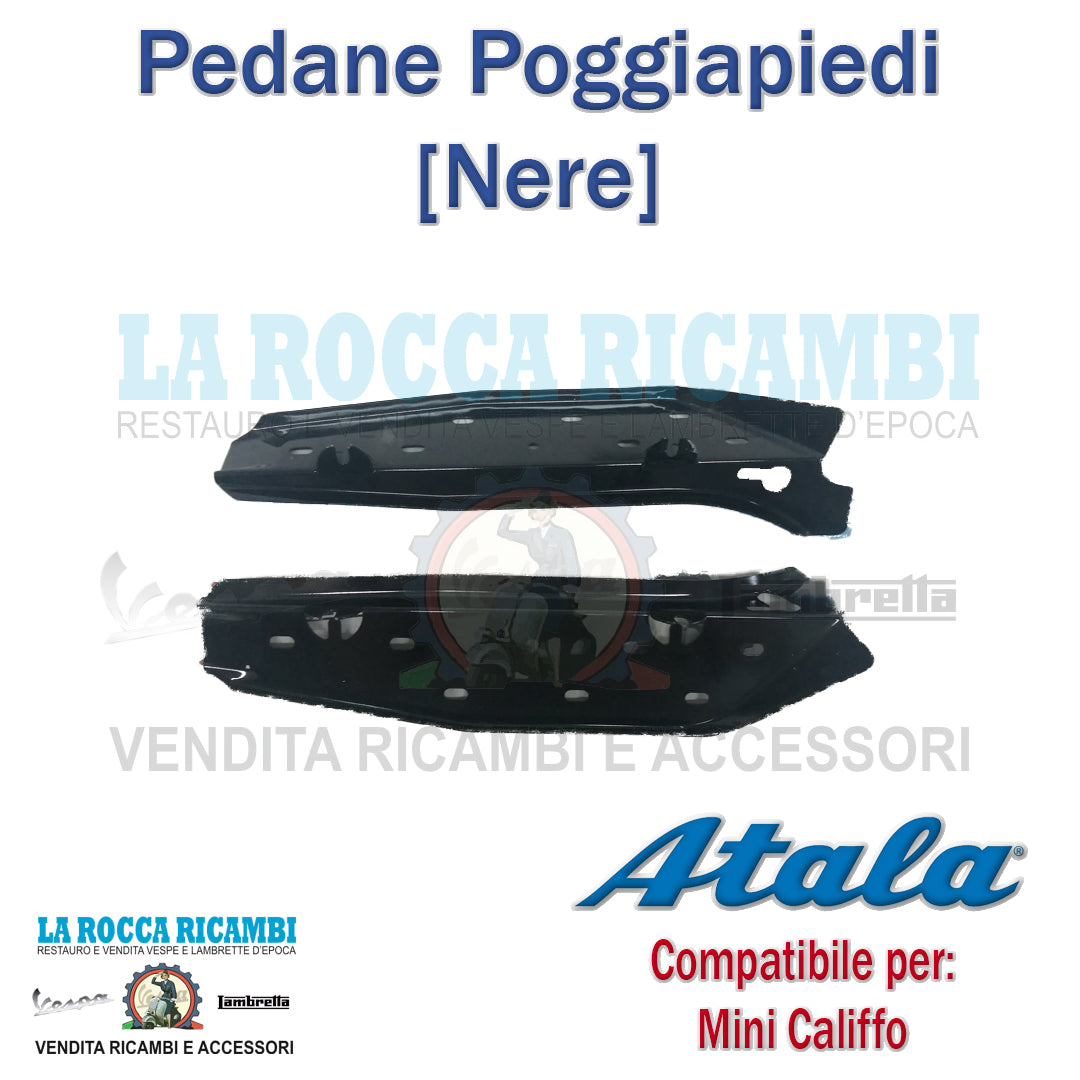 Pedane Poggiapiedi ATALA MINI CALIFFO [NERE]