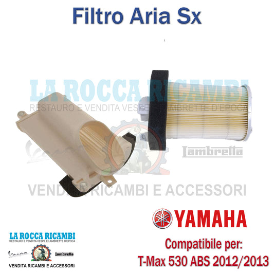 FILTRO ARIA CARTER SINISTRO SX  YAMAHA T-MAX TMAX 530 2012 2013 ABS