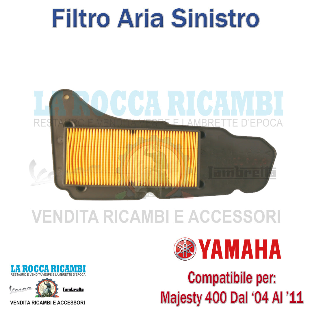 Filtro Aria Sinistro Yamaha Majesty 400 DAL 2004 AL 2011