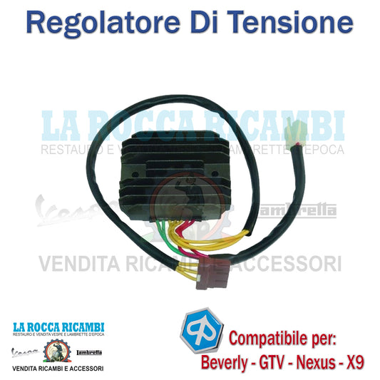 REGOLATORE 7 CAVI 2 CONNETTORI PIAGGIO BEVERLY 250-500