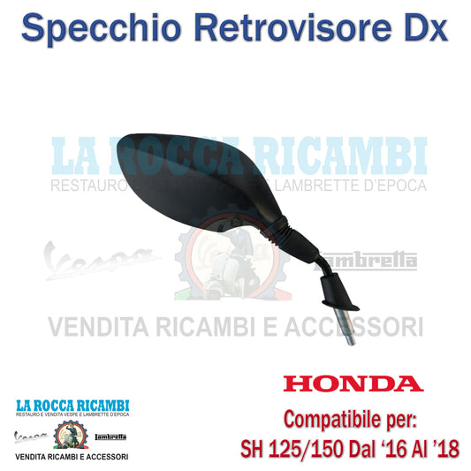 SPECCHIO DESTRO HONDA SH 125-150 2017