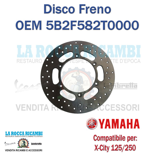 DISCO FRENO ANTERIORE YAMAHA X-CITY 125-250 2008/2013