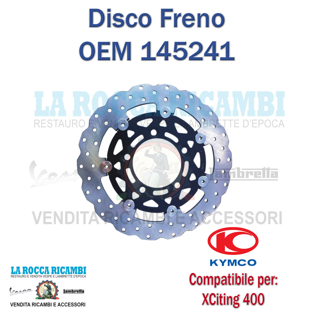 Disco Freno Flottante Anteriore Kymco Xciting Abs 400 2012 2015 R.o 00145241