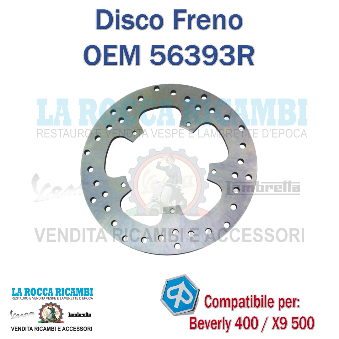DISCO FRENO ANTERIORE PER PIAGGIO BEVERLY 500 DEL 2004