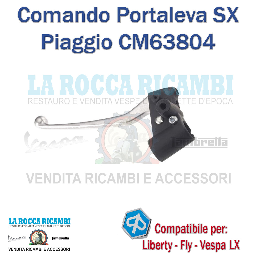 COMANDO PORTALEVA LEVA FRENO SX ORIGINALE LIBERTY -  VESPA 50 125 200