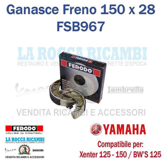 GANASCE FRENO POSTERIORI YAMAHA HW XCENTER - NXC CYGNUS X