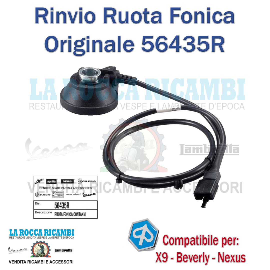RINVIO CONTACHILOMETRI RUOTA FONICA PIAGGIO X9