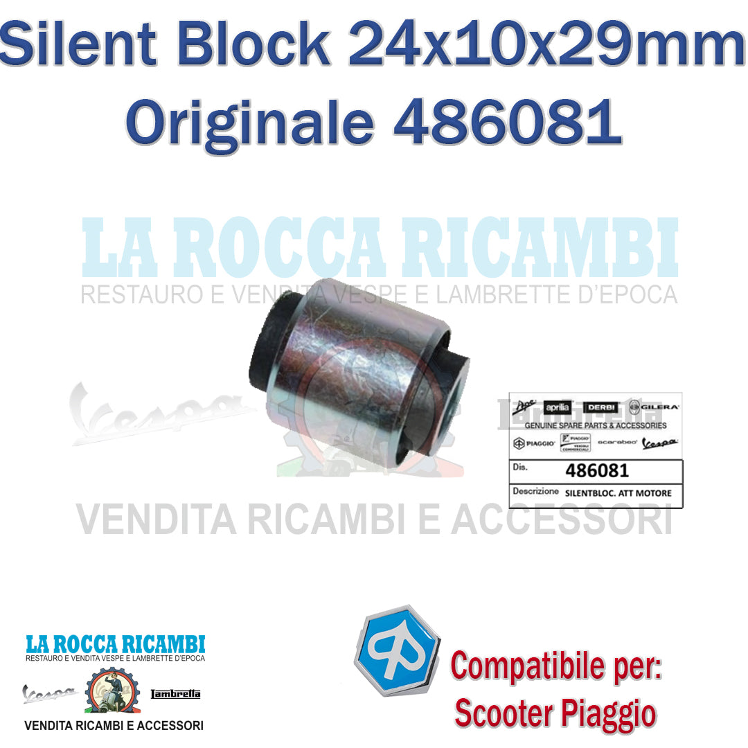 SILENT BLOCK ATTACCO MOTORE PIAGGIO DAL 2002