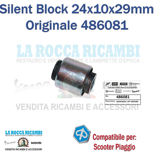 SILENT BLOCK ATTACCO MOTORE PIAGGIO DAL 2002