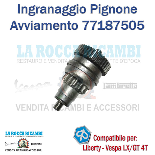 PIGNONE RINVIO AVVIAMENTO PIAGGIO LIBERTY - APRILIA SCARABEO