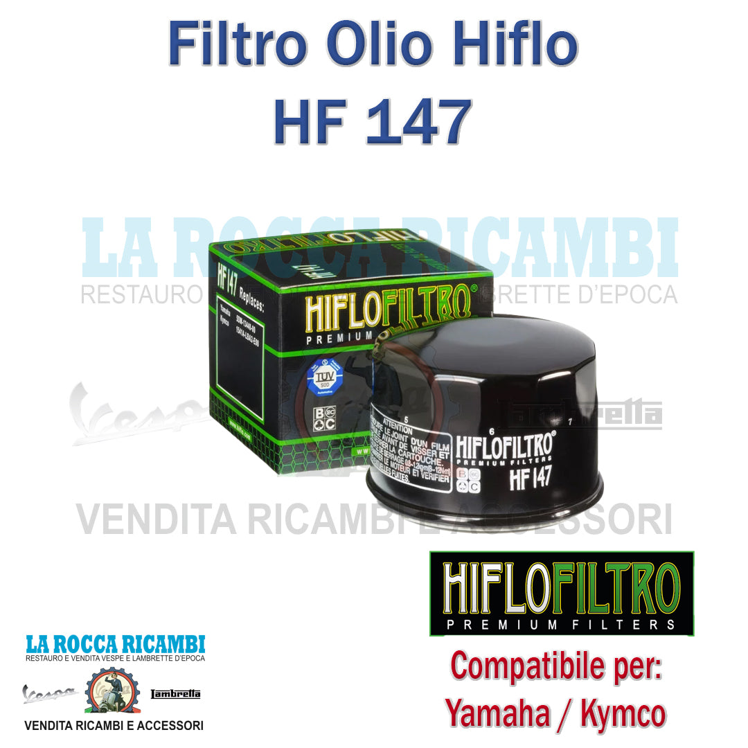 FILTRO OLIO KYMCO - YAMAHA [HF 147]