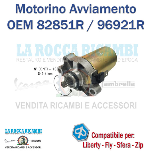 MOTORINO AVVIAMENTO PIAGGIO ZIP 50 4T