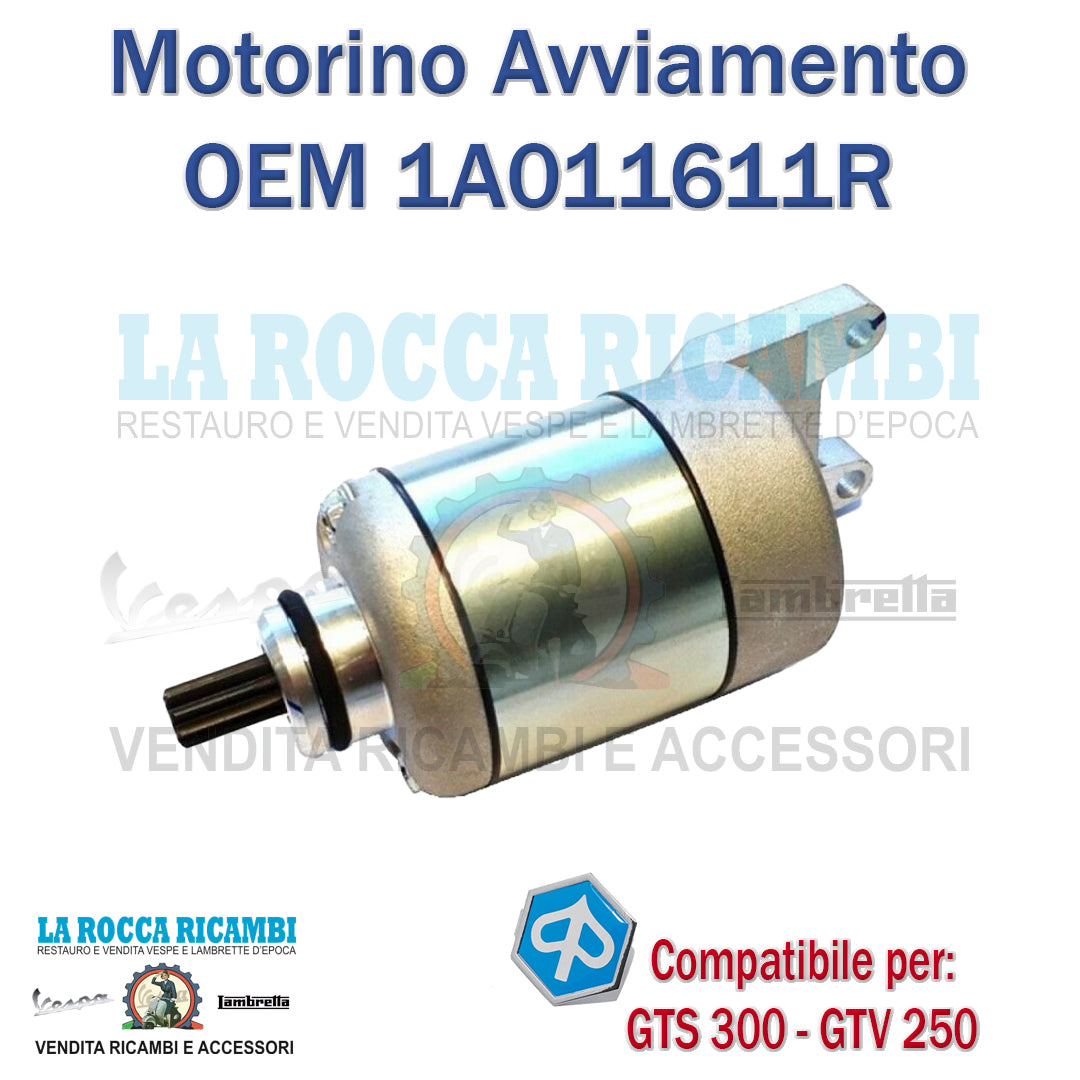 MOTORINO AVVIAMENTO PIAGGIO VESPA GTS 300
