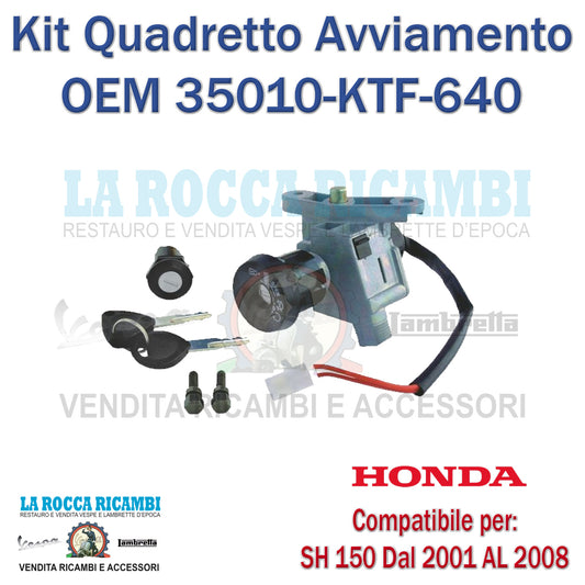 Kit Quadro Quadretto Avviamento E Serratura Honda Sh 125 150 I 2001 - 2008