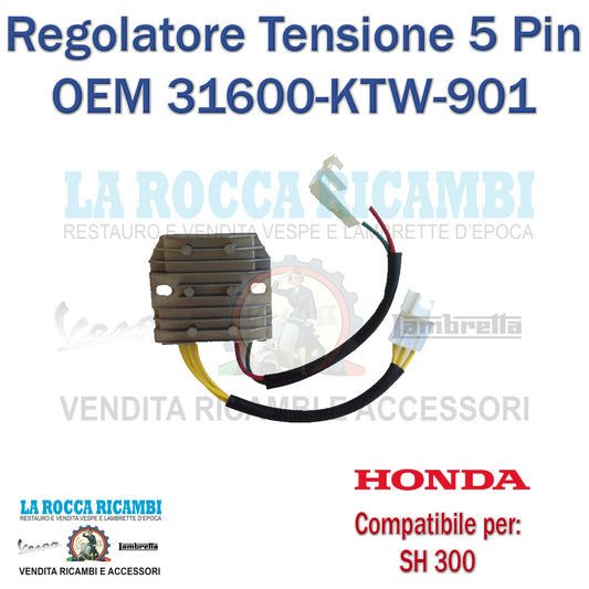 REGOLATORE TENSIONE HONDA SH 300 DAL 2007 AL 2010