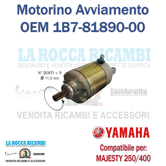 MOTORINO AVVIAMENTO YAMAHA X-MAX 250 - VERSITY 300