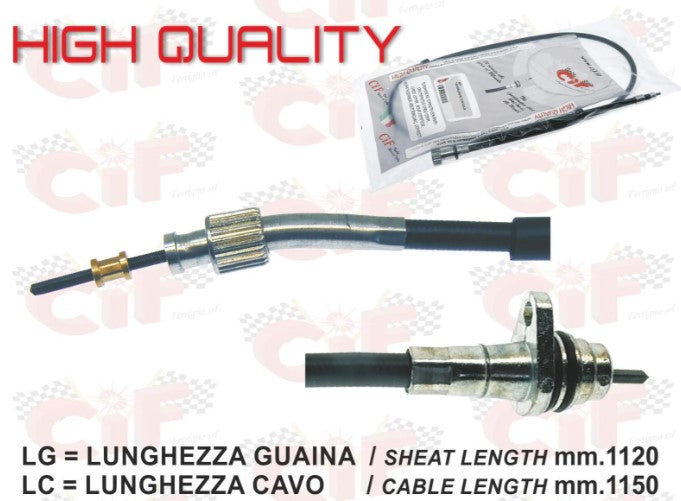 CAVO TRASMISSIONE CONTACHILOMETRI VESPA GT GRANTURISMO DAL 2006 AL 2012