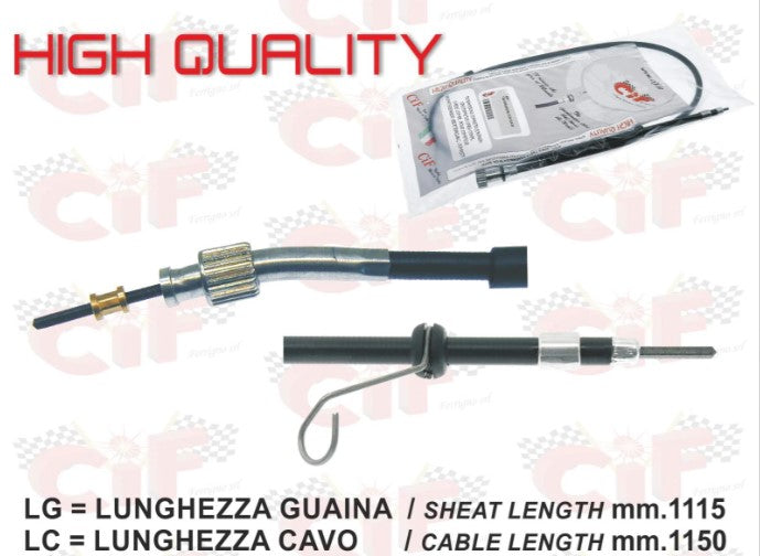 CAVO TRASMISSIONE CONTACHILOMETRI PIAGGIO VESPA GT 125 (03-07) - GT 200 (06-07)