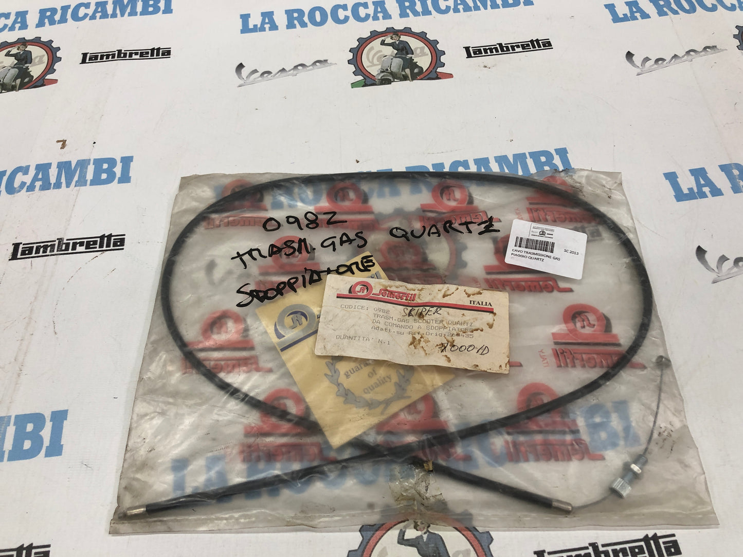 CAVO TRASMISSIONE GAS PIAGGIO QUARTZ