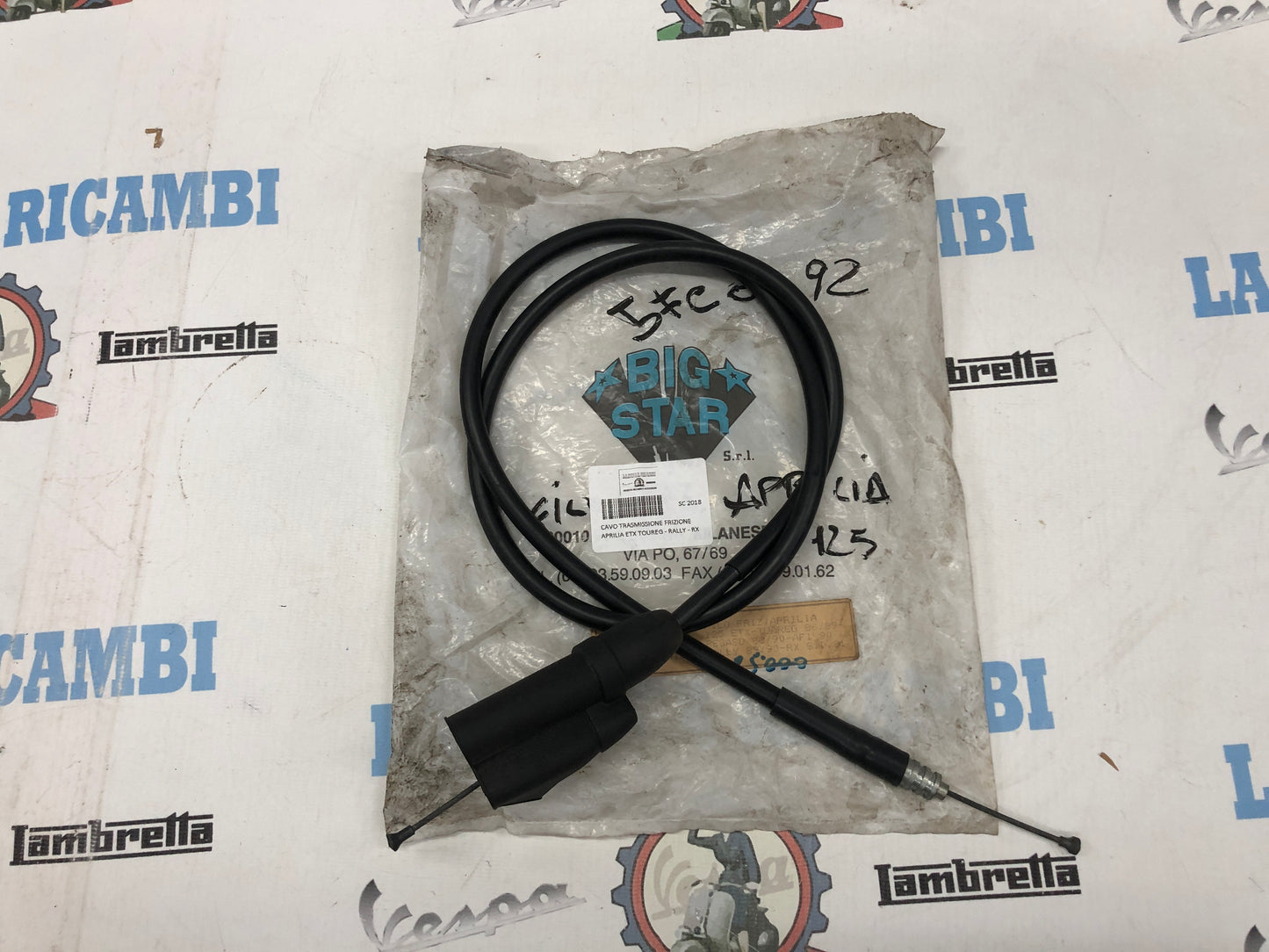 CAVO TRASMISSIONE FRIZIONE APRILIA ETX TOUREG - RALLY - RX