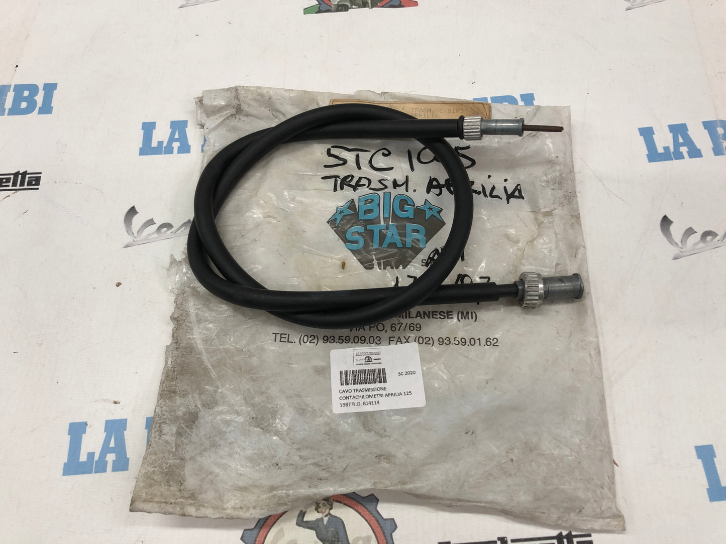 CAVO TRASMISSIONE CONTACHILOMETRI APRILIA 125 1987 R.O. 814114