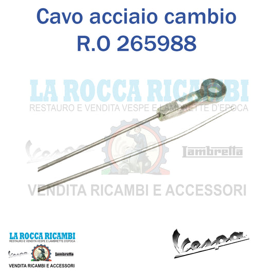CAVO ACCIAIO CAMBIO VESPA V - PK  - FL2 - COSA 2 / R.O.265988