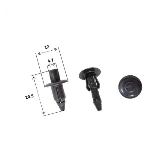 Rivetto in plastica Suzuki r.o.: 09409-06314-5PK