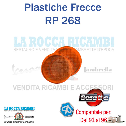 Plastiche Frecce Anteriori o Posteriori PIAGGIO SI MIX - FL DAL 1991 AL 1996
