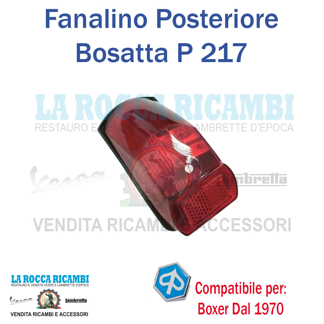 Fanalino Posteriore PIAGGIO BOXER DAL 1970 R.O. 122946 R.O. SIEM 7447