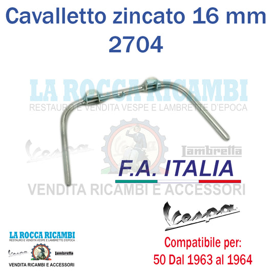 Cavalletto Centrale Zincato Vespa 50 N Serie 1 Dal 1963 Al 1965
