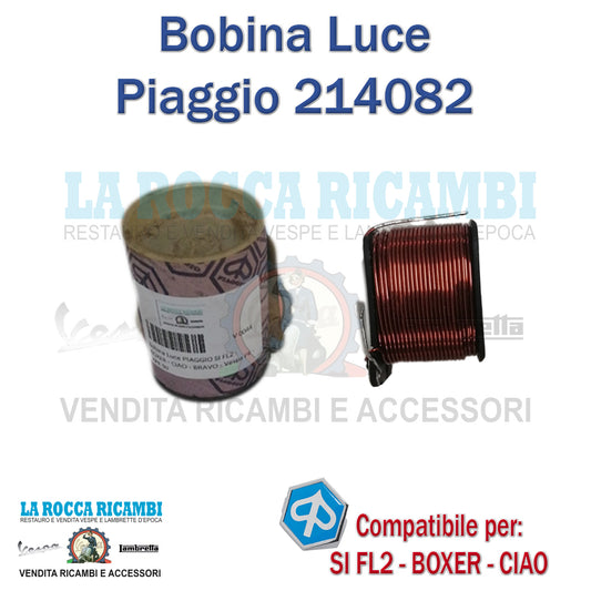 Bobina Luce PIAGGIO SI FL2 - BOXER - CIAO - BRAVO - Vespa PK - APE 50