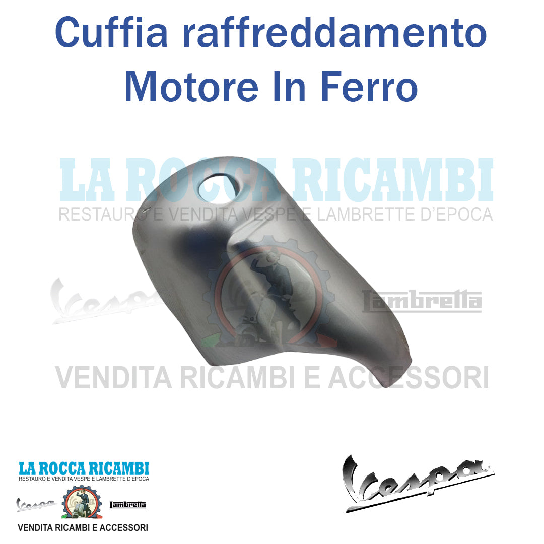 Cuffia Raffreddamento Cilindro Motore In Metallo Vespa VN2 / VL 1/2/3 - VB1