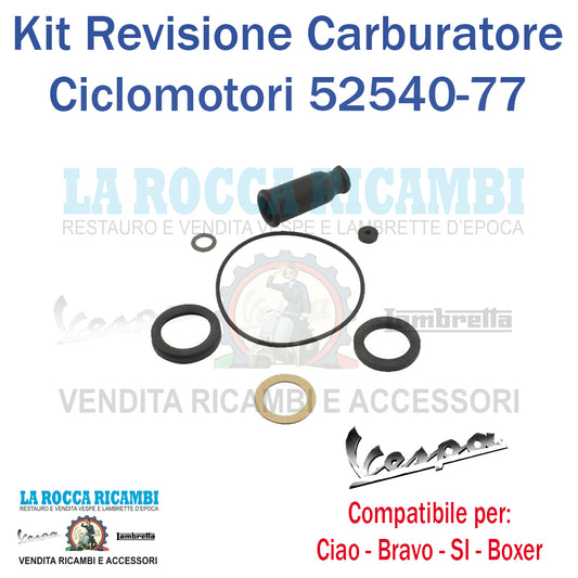 Kit Guarnizioni Revisione Carburatore (SHA 10-12-13) Ciclomotori Piaggio SI