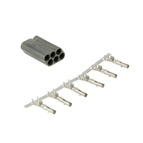 Connettore per ripristino impianto elettrico devio luci / frecce 6 pin Vespa PK / PX