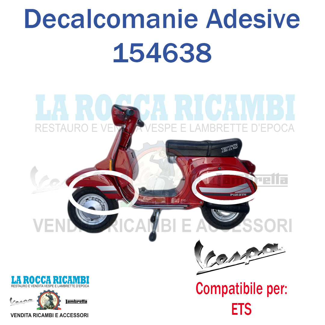KIT ADESIVI DECALCOMANIE PIAGGIO VESPA ETS
