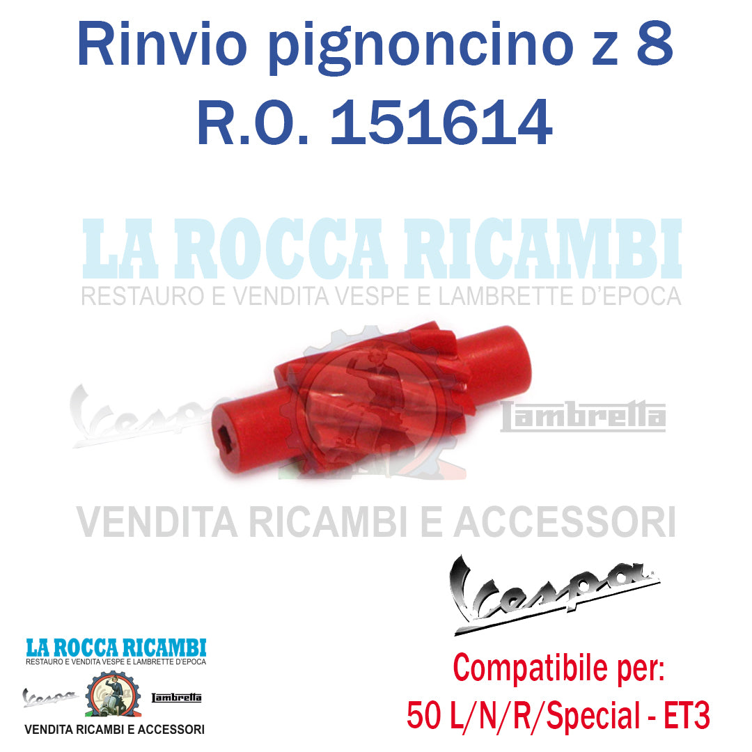 Pignone Rinvio Contachilometri z 8 Vespa 50/90 - PRIMAVERA 125 - R.O 151614