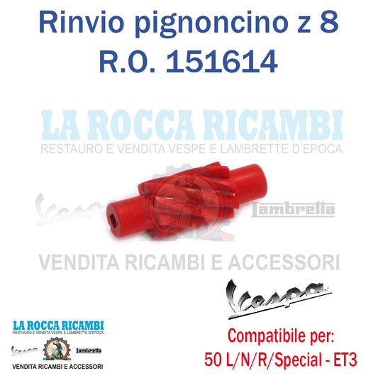 Pignone Rinvio Contachilometri z 8 Vespa 50/90 - PRIMAVERA 125 - R.O 151614
