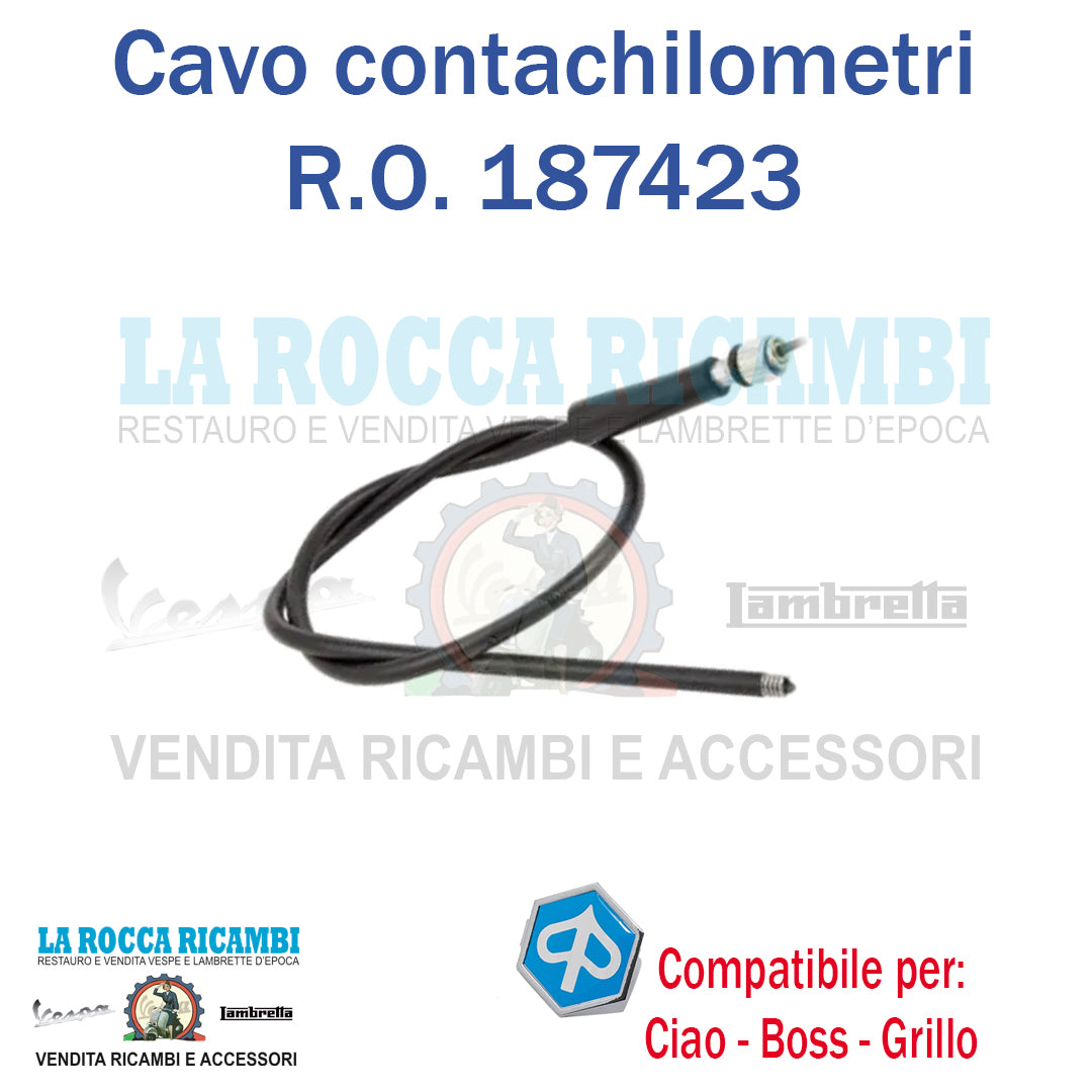 Cavo Trasmissione Contachilometri PIAGGIO CIAO - BOSS - GRILLO 50 R.O. 187423