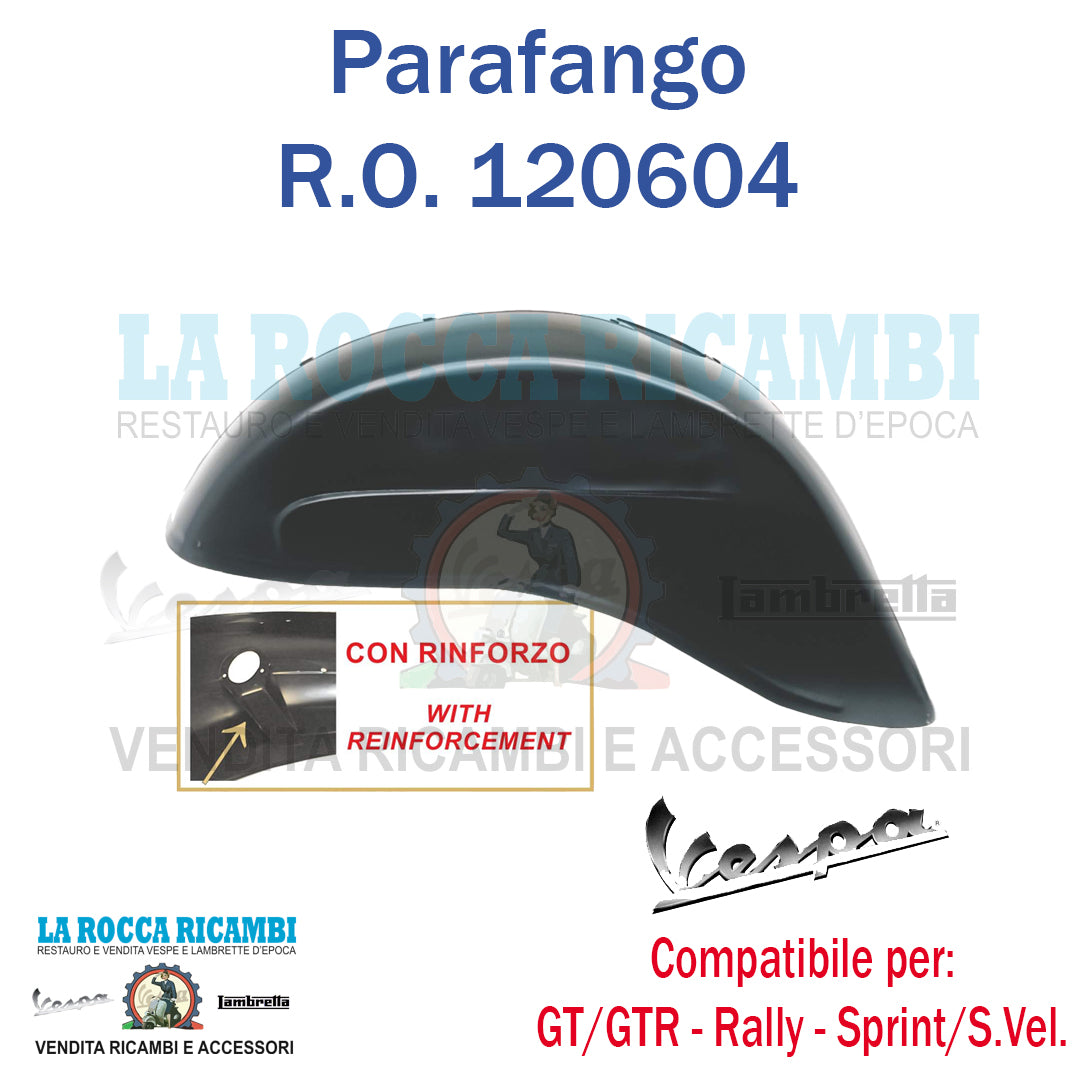 Parafango Anteriore Vespa GTR - SPRINT [CON RINFORZO] - R.O 120604