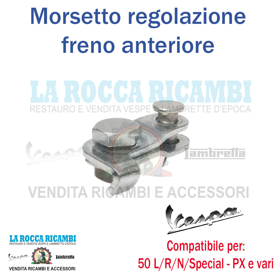 Morsetto Regolazione Pedale Freno Anteriore Vespa 50 90 125 150 160 180 200