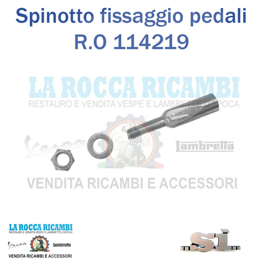 Spinotto Fissaggio Pedali PIAGGIO CIAO/SI/BRAVO/BOXER/BOSS - R.O 114219