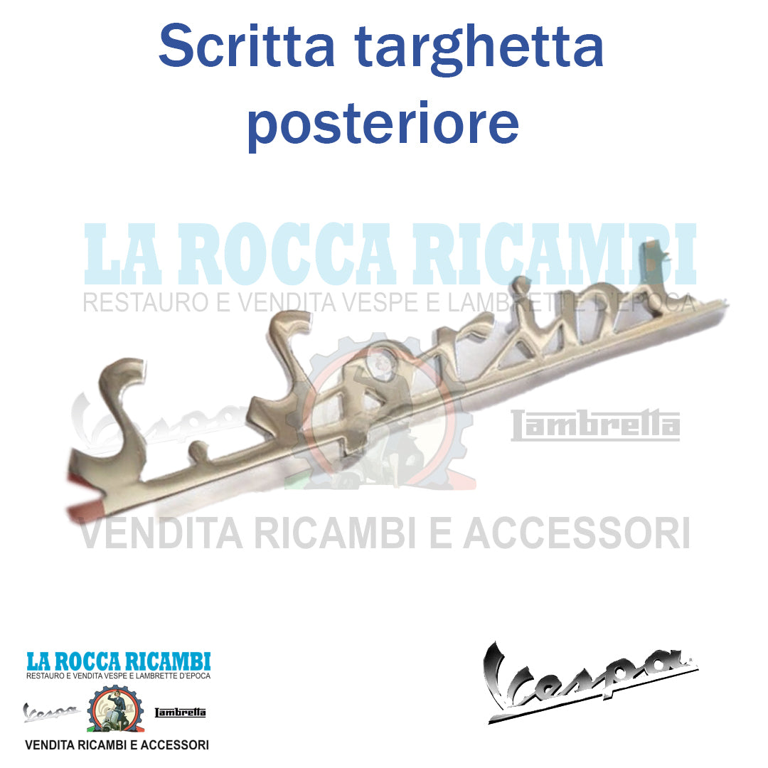 Scritta posteriore "S. SPRINT" 115mm Vespa 90 SS