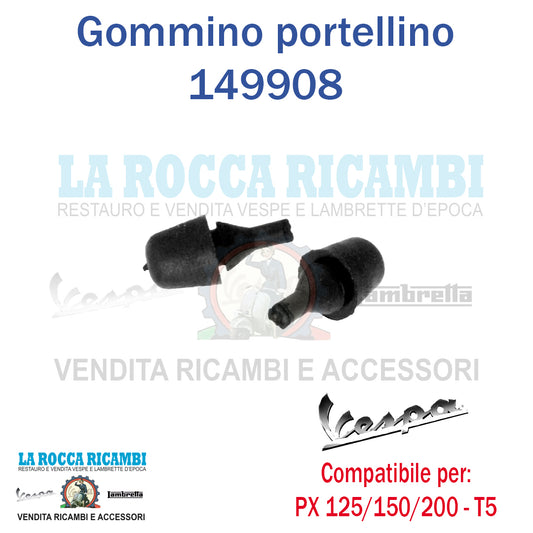 Gommino Tampone Portellino Bauletto Vespa PX 125 150 200 - R.O 149908