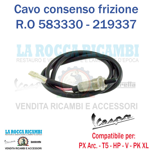 Pulsante Accensione Consenso Frizione Vespa PX Arcobaleno - T5 - Freno A Disco - Millenium